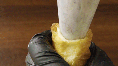 Air frying process